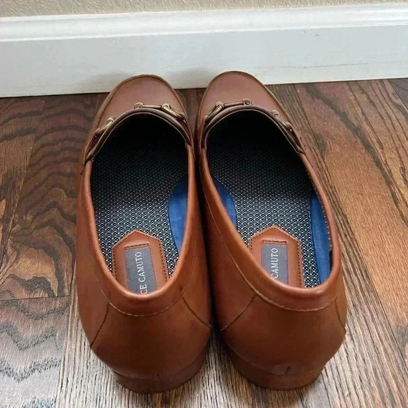 Vince Camuto Axyl Loafer Round Toe Leather Shoes Men’s Size 13 M VY-AXYL Brown - Picture 8 of 16